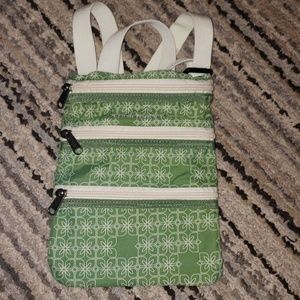 3 zipper Crossbody bag